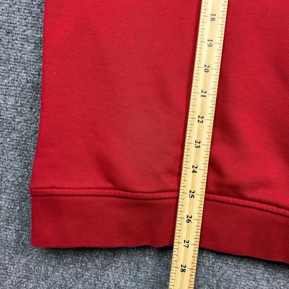 Jordan Sport Crossover Hoodie Mens M Red Dri-FIT Jumpman Pullover Cotton Blend